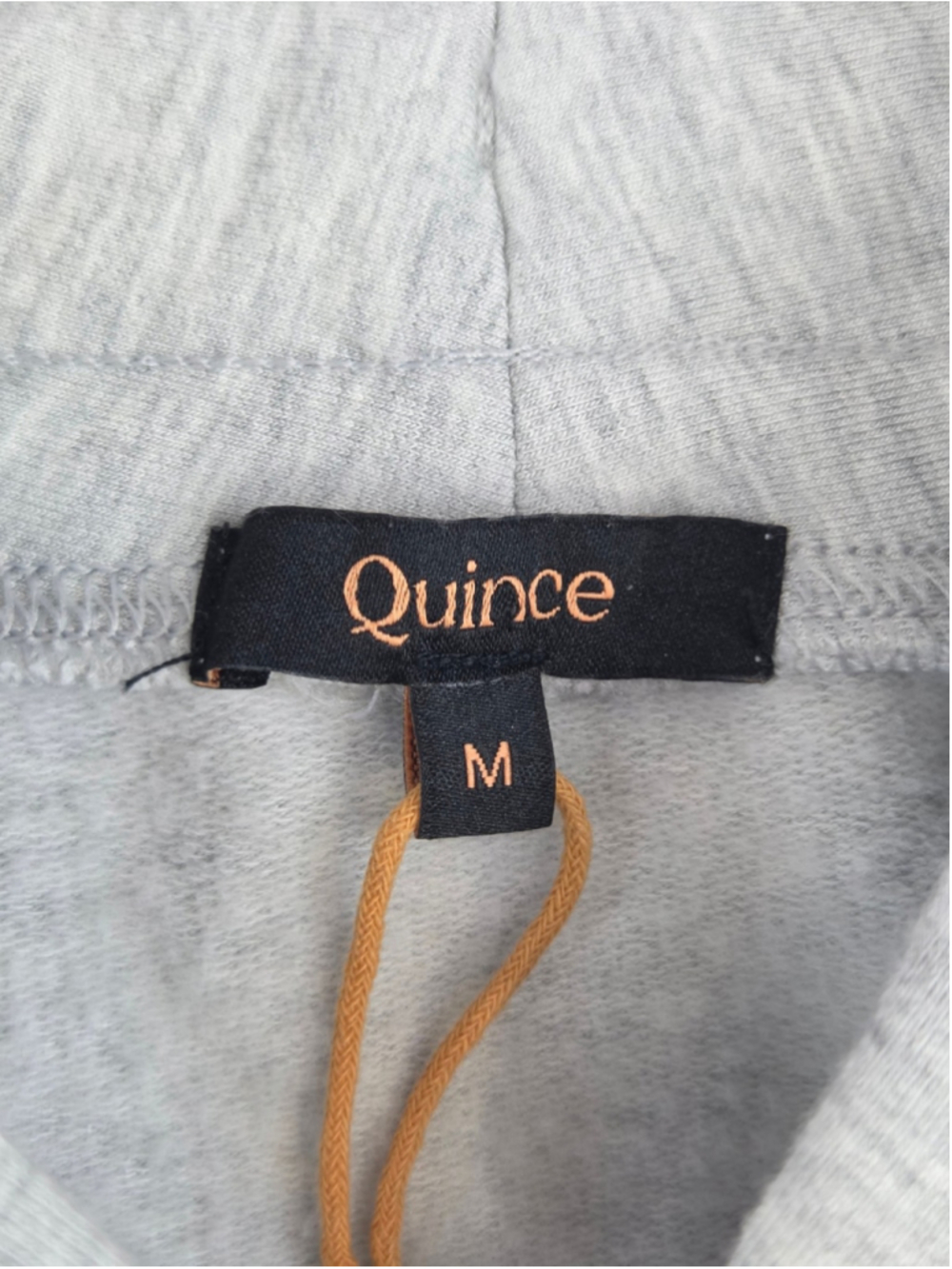 Quince SuperSoft Fleece Mock Neck Pullover Women's M Heather Gray - Picture 5 of 8